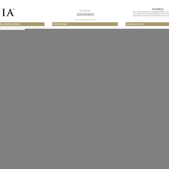 Princess Natural Diamond Pendant 14K Gold (2 Ct G Vs1) Gia C54200014 - Picture 4 of 6